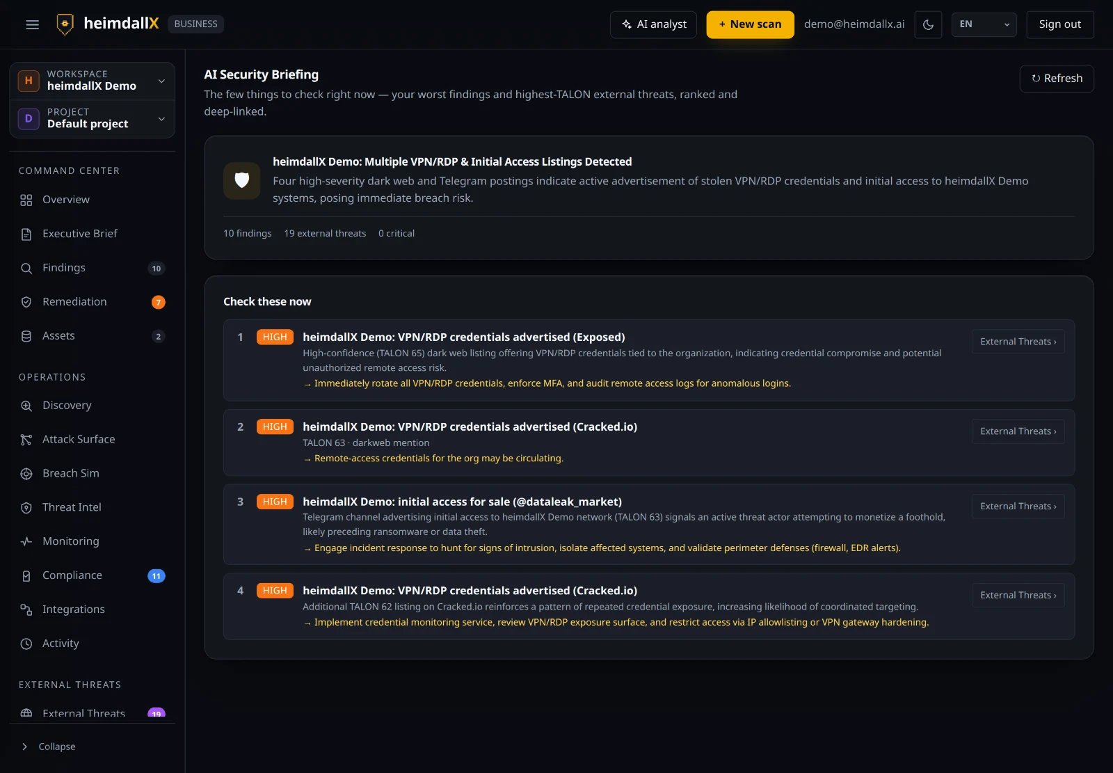 AI security briefing — the key items to check now and recommended actions